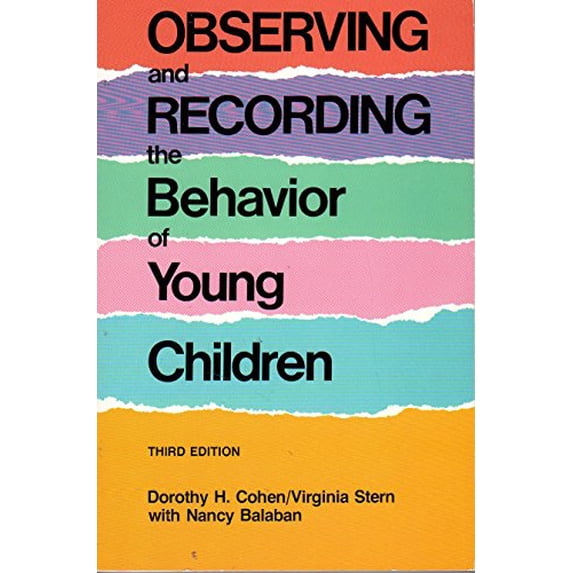 Pre-Owned Observing and Recording the Behavior of Young Children Paperback
