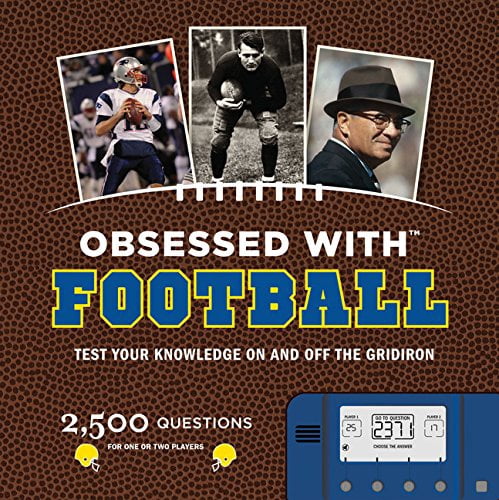 Pre-Owned Obsessed with Football [With Electronic Game] (Hardcover ...
