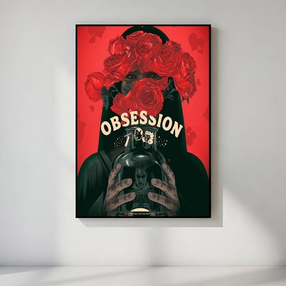 Obsession 2026 Movie Poster Roses Art Print, Home Decor Poster Size 24''x36'' GoldenGate Collective