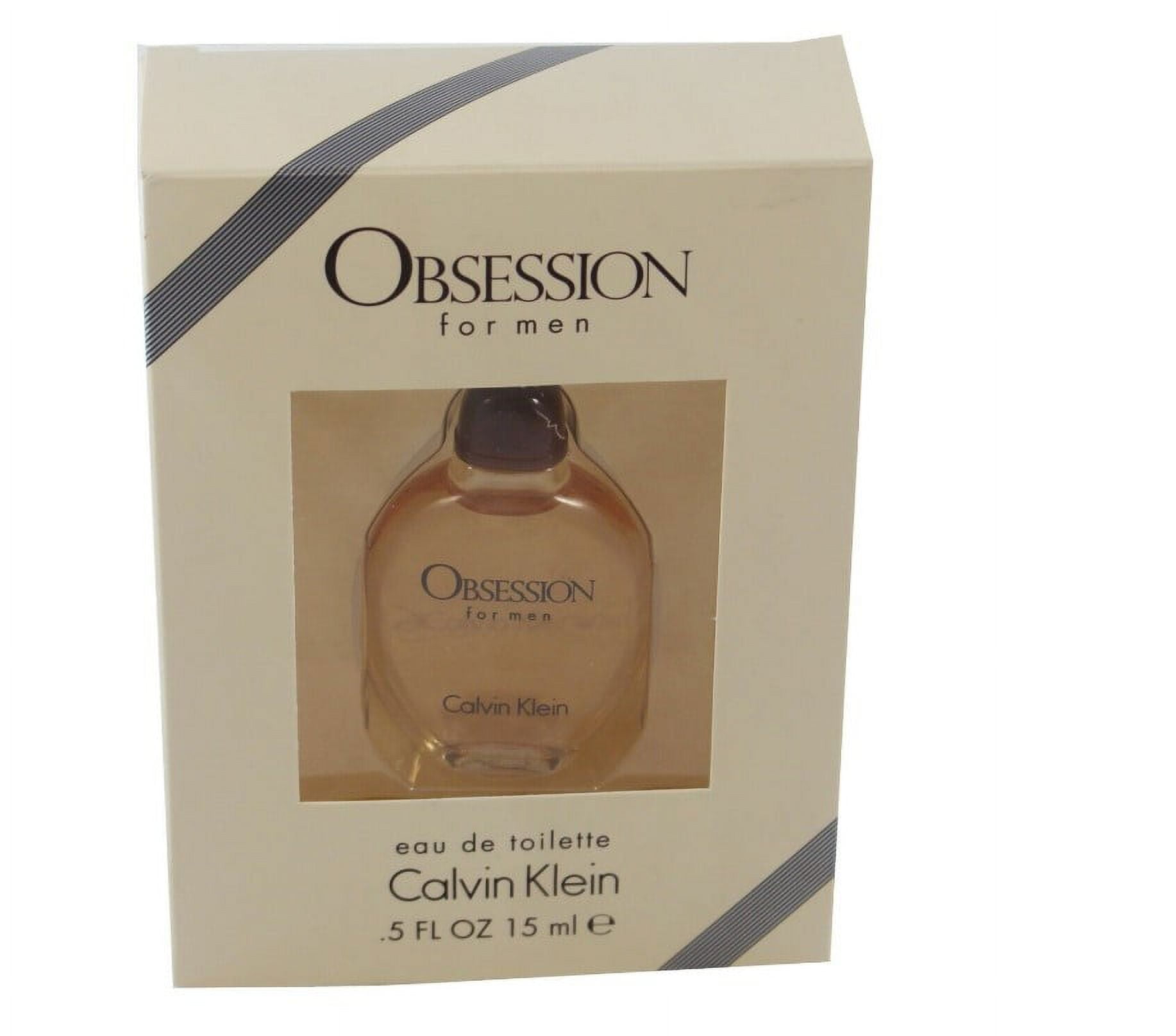 Obsession By Calvin Klein 0.5 oz/15 ml Edt Splash For Men Travell Sizse ...