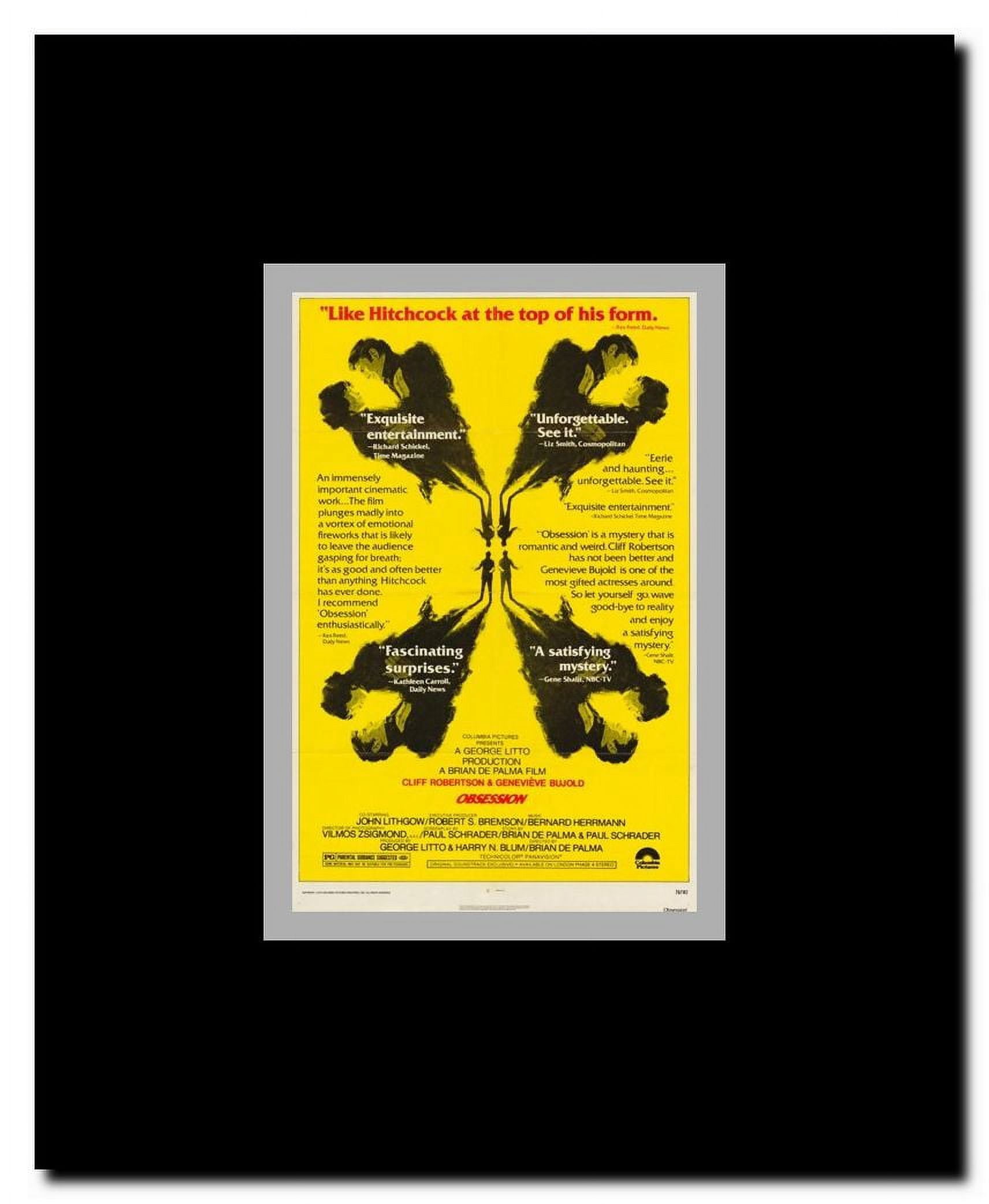 Obsession Framed Movie Poster