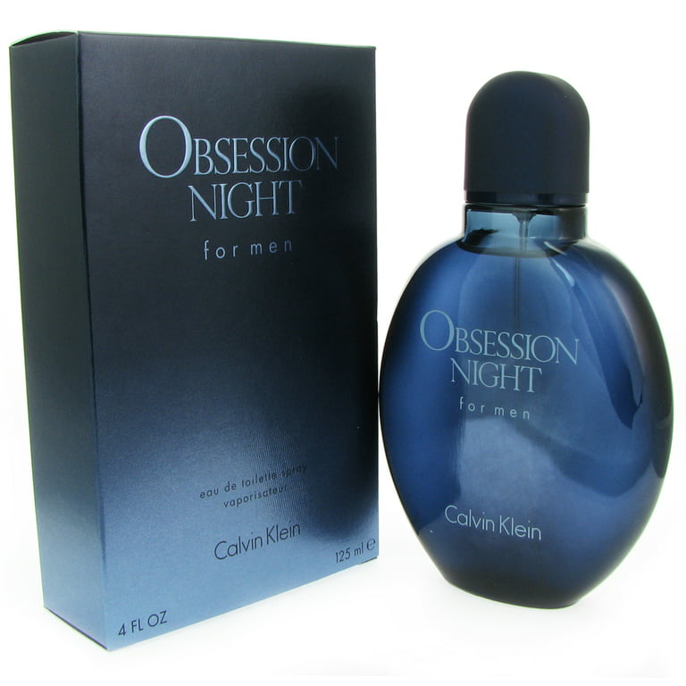 Obsession Night Cologne by Calvin EDT Spray Men 4 for oz Klein
