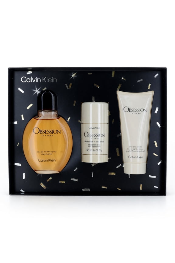 Obsession by Calvin Klein, 3 Piece Gift Set for Men