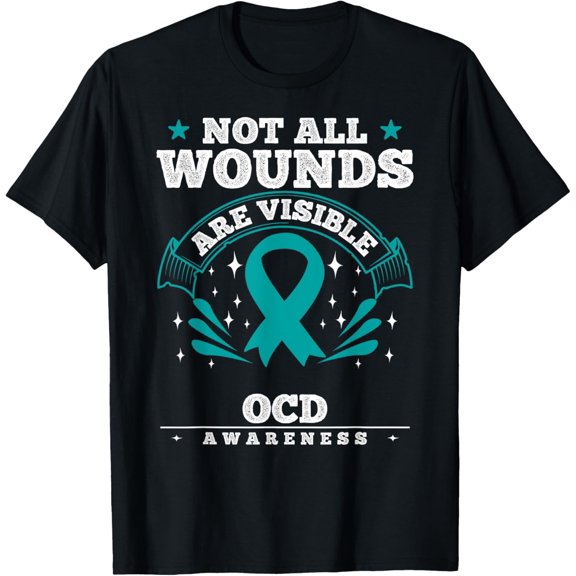 Obsessive-Compulsive Disorder Gift OCD Awareness Ribbon T-Shirt
