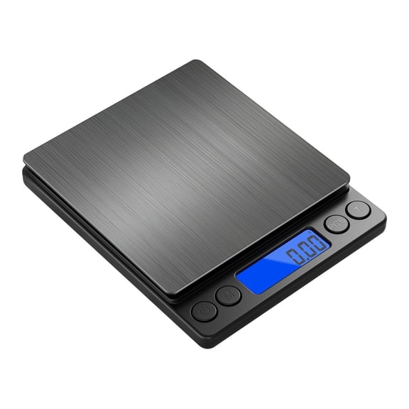 Obsidian Black Digital Kitchen Scale High-Precision Food Weighing Baking Coffee Ingredient Scale