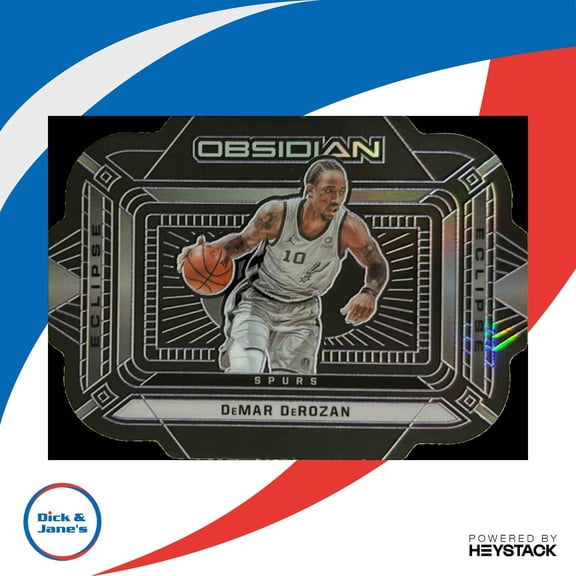 Obsidian DeMar DeRozan #24 Eclipse Electric Etch Purple Panini NBA Basketball Card