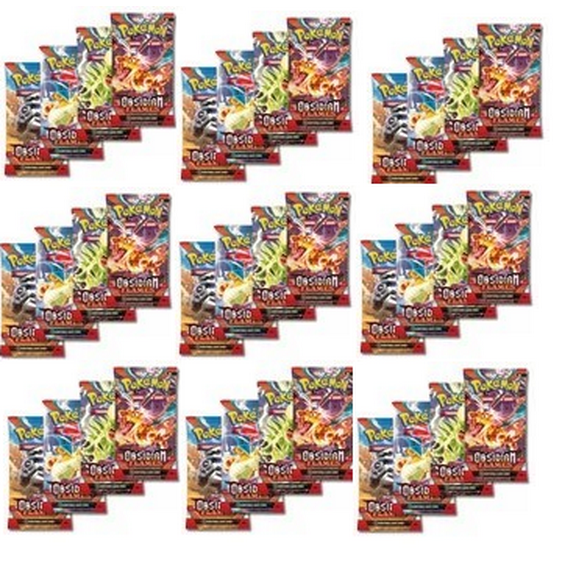 Obsidian Flames 36 Booster Packs (36 Packs, Equivalent to a Booster Box)