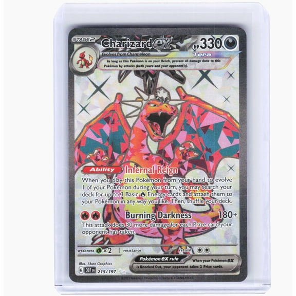 Obsidian Flames Charizard ex Holo Ultra Rare #215