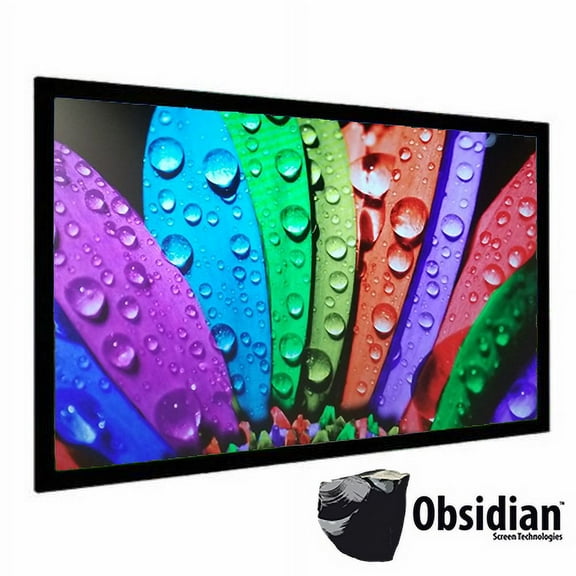 Obsidian Freedom - 110" (16:9) Tension Fixed-Frame Premium ALR Projection Screen - MADE IN CANADA