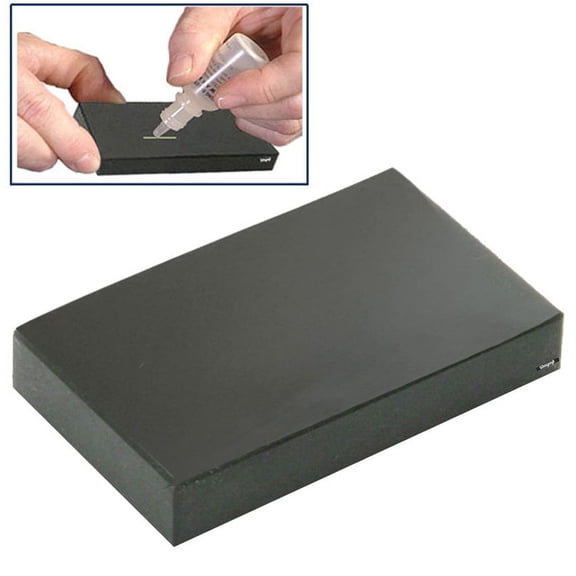 Obsidian Jewelry Test Stone Gold Silver Platinum Karat Scratch Testing Plate 4x2