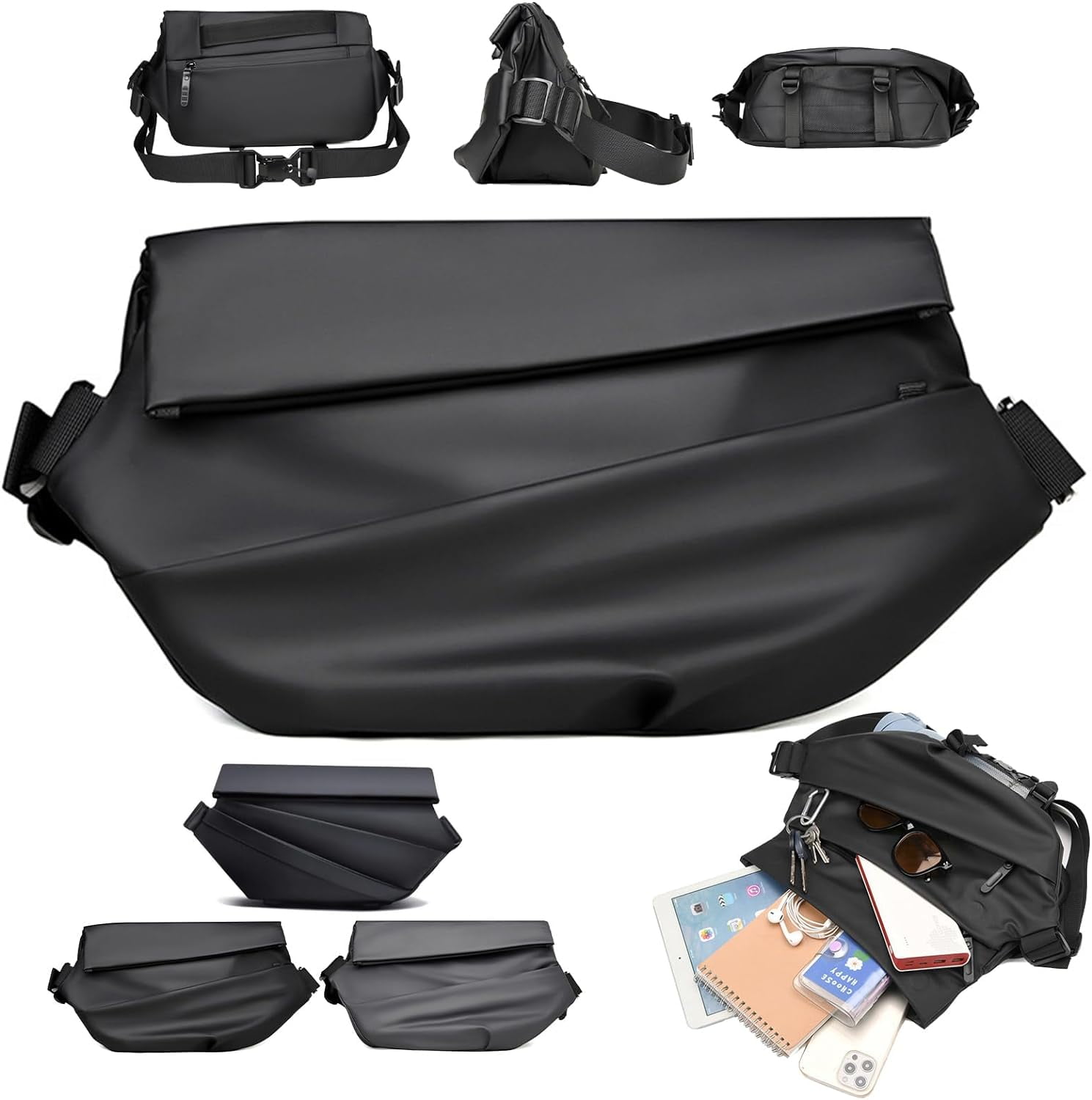 バッグ INSILENCE Obsidian Crossbag CHARCOAL バッグ INSILENCE Obsidian Crossbag CHARCOAL バッグ INSILENCE
