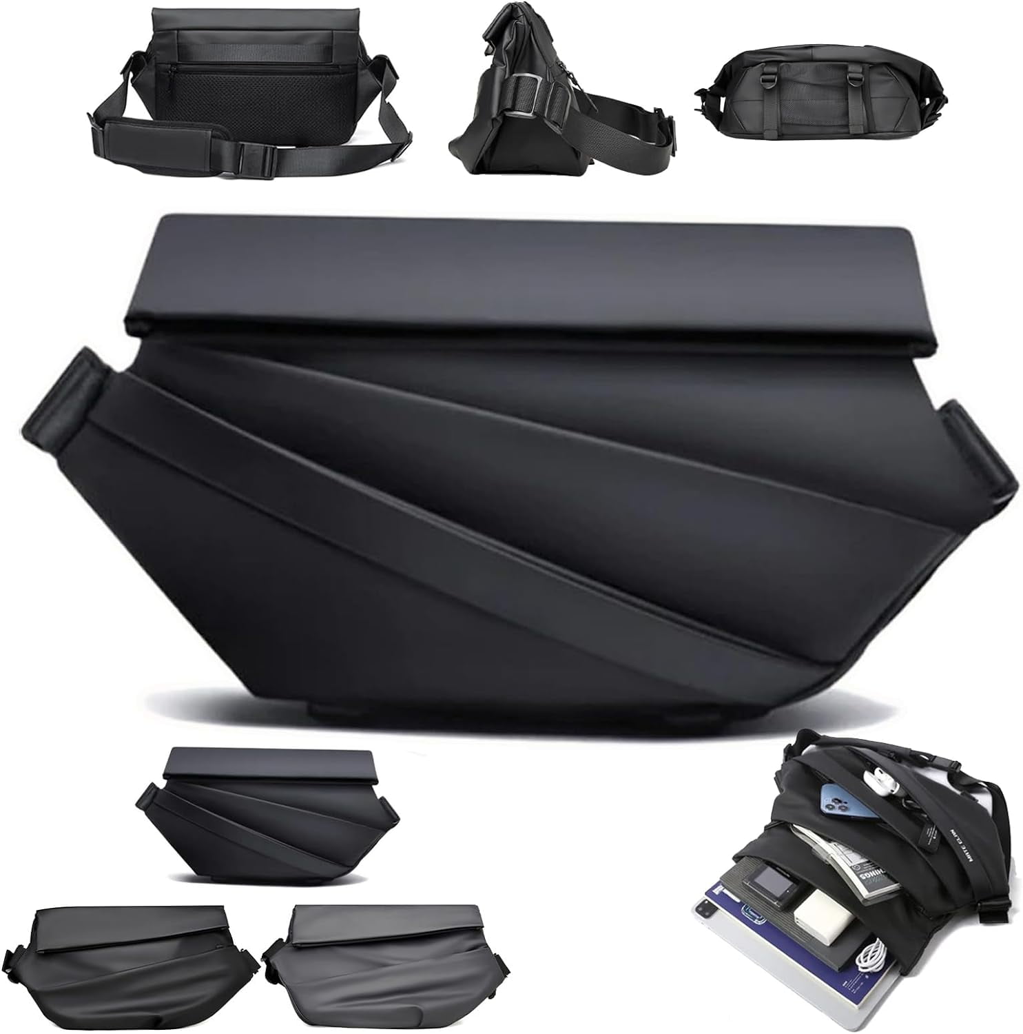 バッグ INSILENCE Obsidian Crossbag CHARCOAL バッグ INSILENCE