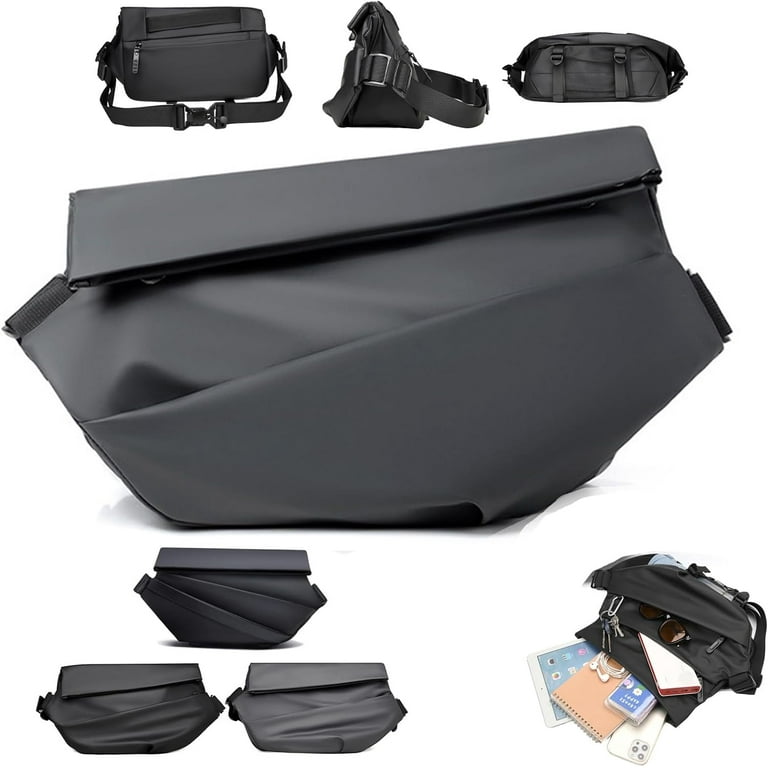 バッグ INSILENCE Obsidian Crossbag CHARCOAL Obsidian Sling Bag,Multipurpose Stylish Crossbody Bag, Quick
