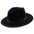 thumbnail image 1 of Obsidian - Stetson Felt Felt Fedora Hat, 1 of 7