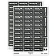 thumbnail image 1 of Obsolete Bold Discontinued Old Inventory Sticker Set - Black - Gloss Finish - 1.5" Small, 1 of 7