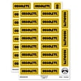 thumbnail image 1 of Obsolete Bold Discontinued Old Inventory Sticker Set - Yellow - Gloss Finish - 2.00" Large, 1 of 7