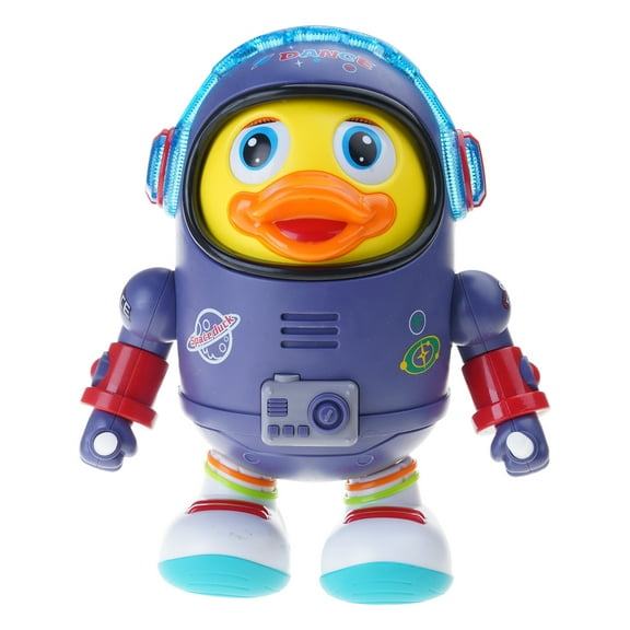 Smart Rhythm Dancing Duckling Toy Auto Direction Change Built in Music Player LED Light Show For Toddler