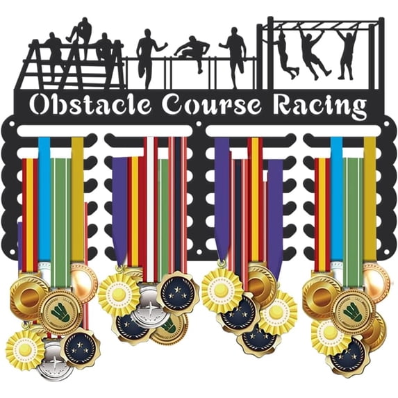 Medal Rack Racing Obstacle Course Racing Medal Hanger Display Obstacle Course Medal ...