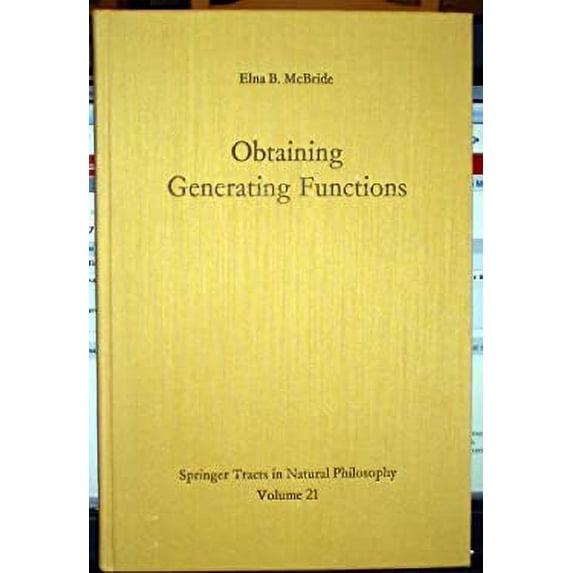 Pre-Owned Obtaining Generating Functions 9780387052557 Used