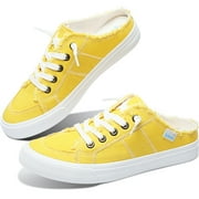 靴 yellow DAM SNEAKER MULES 2XL(26.5) YELLO / SIX MAN