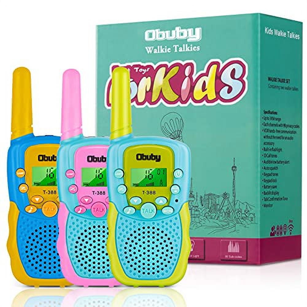Obuby Toys for 3-12 Year Old Boys Girls Walkie Talkies for