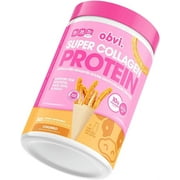 Obvi Collagen Peptides, Protein Powder, Keto, Gluten and Dairy Free, Hydrolyzed Grass-Fed Bovine Collagen Peptides, Supports Gut Health, Healthy Hair, Skin, Nails (30 Servings, Churro)