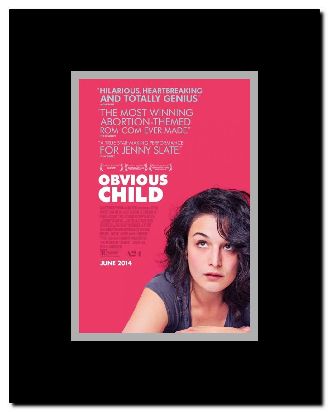 Obvious Child Framed Movie Poster