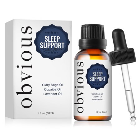 Obvious Sleep Aid Support Essential Oil Blend - 100% Pure Therapeutic Remedy - 1 oz.
