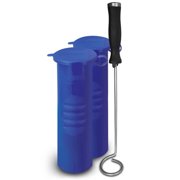 Obvious Solutions 2RK-1RS Combo 2 Roller Keeper with 1 Roller Squeegee Combo Pack in Blue - 3-Pack