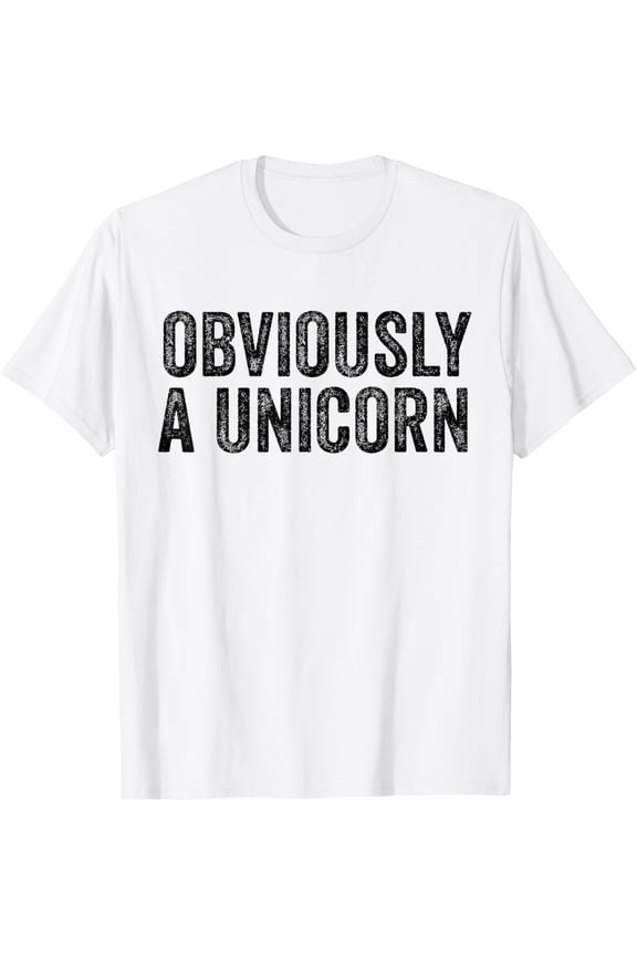 Obviously A Unicorn Funny Unicorn Squad Security Funny T-Shirt Tee