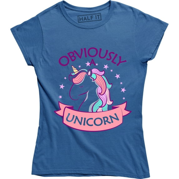 Obviously A Unicorn Magical Fantasy Animal Horse Lover Funny Women's T-Shirt