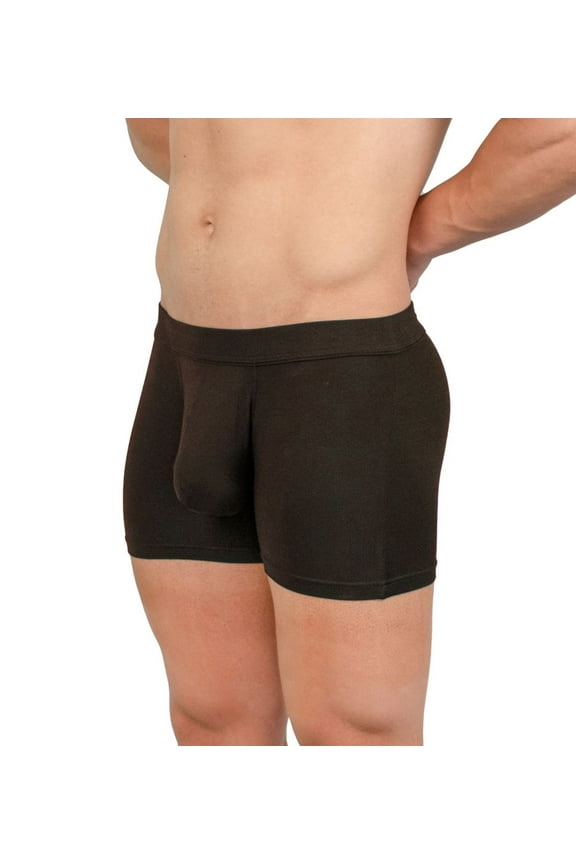 EliteMan Boxer Brief 3inch Leg - Black