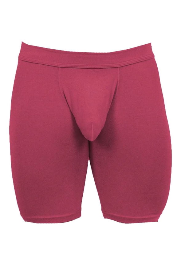 EliteMan Boxer Brief 9inch Leg - Brick Red