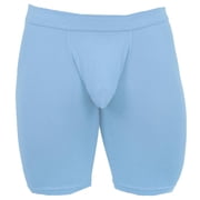 Obviously EliteMan Boxer Brief 9inch Leg - Sky Blue