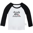 thumbnail image 1 of Obviously Got it From My Mama Funny T shirt For Baby, Newborn Babies T-shirts, Infant Tops, 0-24M Kids Graphic Tees Clothing (Long Black Raglan T-shirt, 6-12 Months), 1 of 4