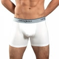 thumbnail image 1 of Obviously Men's Core Classic 3 Inch Boxer Brief (White, X-Large), 1 of 2