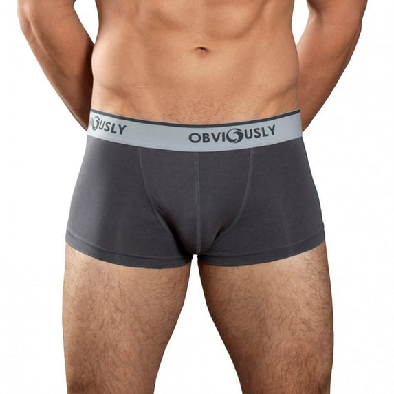 Obviously Men's Core Classic Hipster Trunk (Graphite, X-Large)