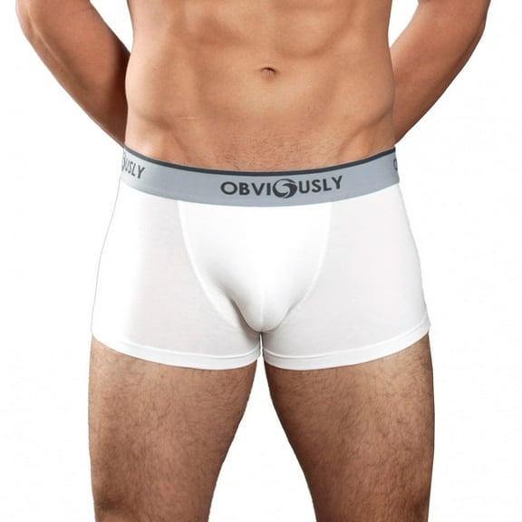 Obviously Men's Core Classic Trunk, White, X-Large