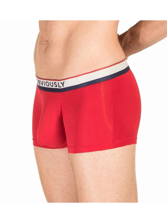 Men's Obviously A03-1D PrimeMan AnatoMAX Trunk (Red XL)
