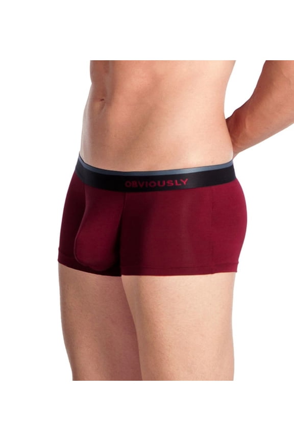 Men's Obviously A03-1K PrimeMan AnatoMAX Trunk (Maroon XL)