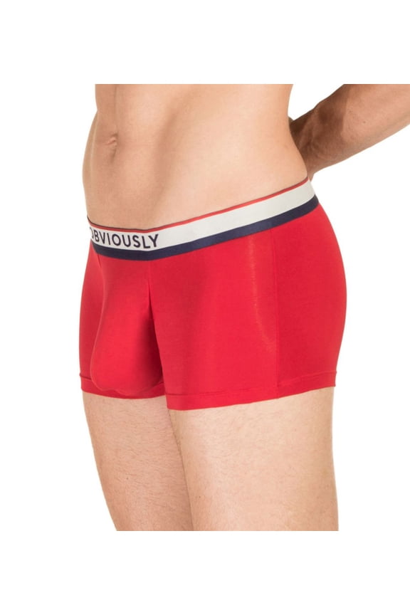 Men's Obviously A03-1D PrimeMan AnatoMAX Trunk (Red XL)