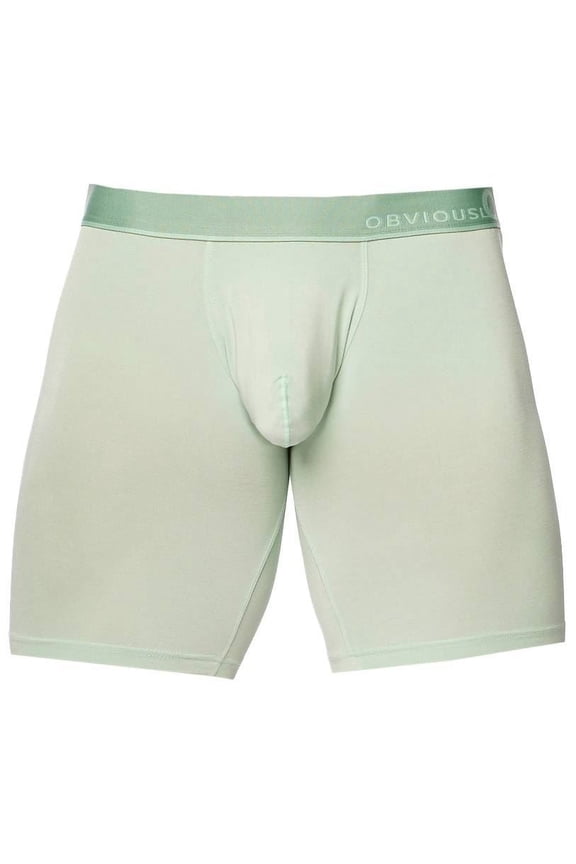 PrimeMan Boxer Brief 9inch Leg - Mint Green