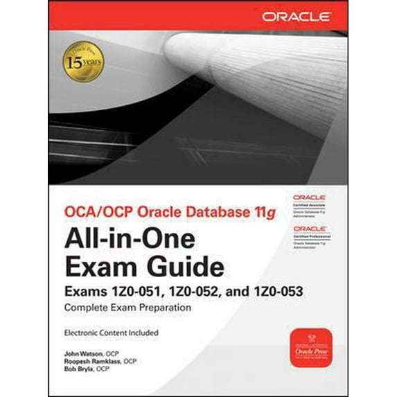 Pre-Owned OCA/OCP Oracle Database 11g : All-In-One Exam Guide - Exams 1Z0-051, 1Z0-052, 1Z0-053 (Audiobook) 9780071629188
