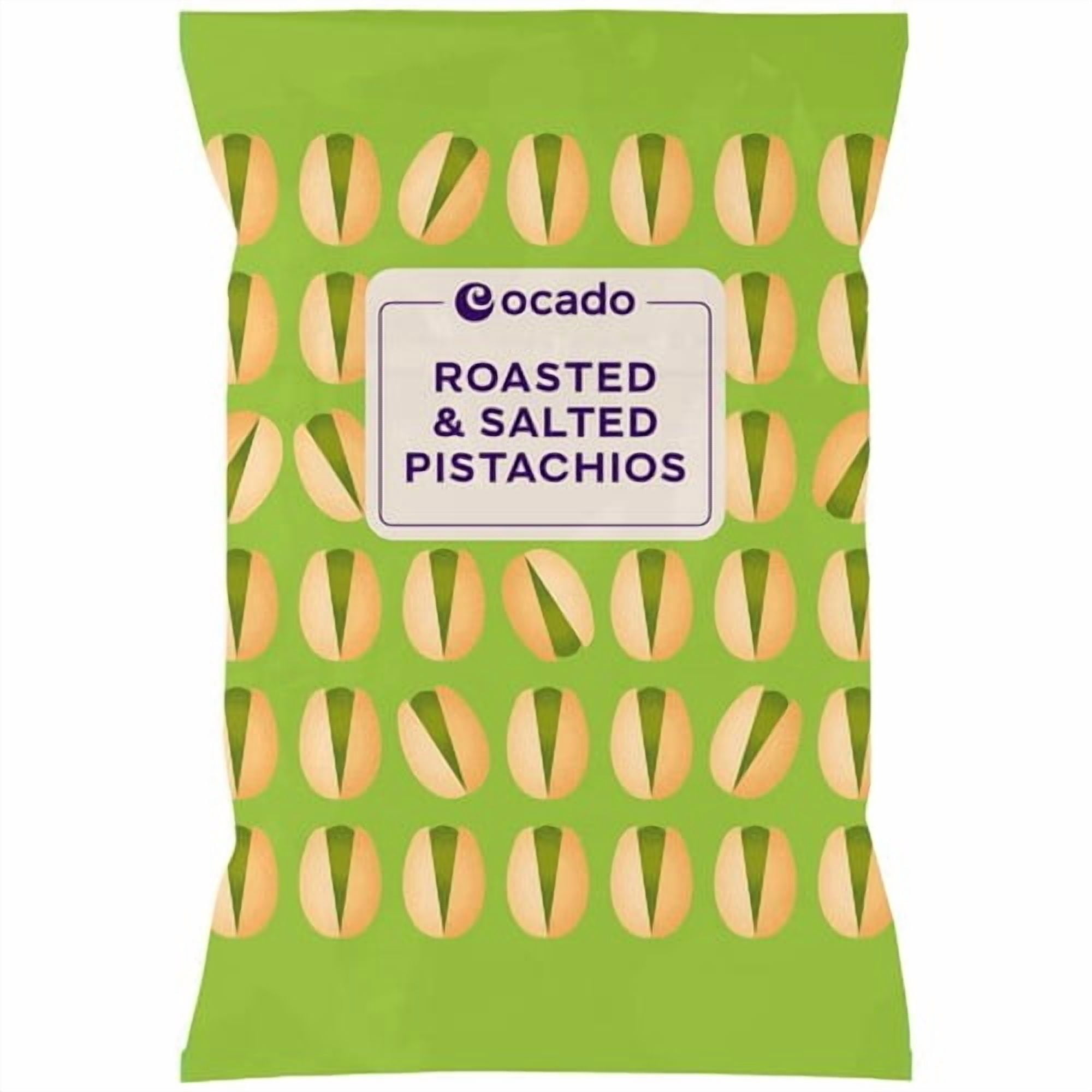 Ocado Roasted & Salted Pistachios 200g, British Import (Pack of 3)
