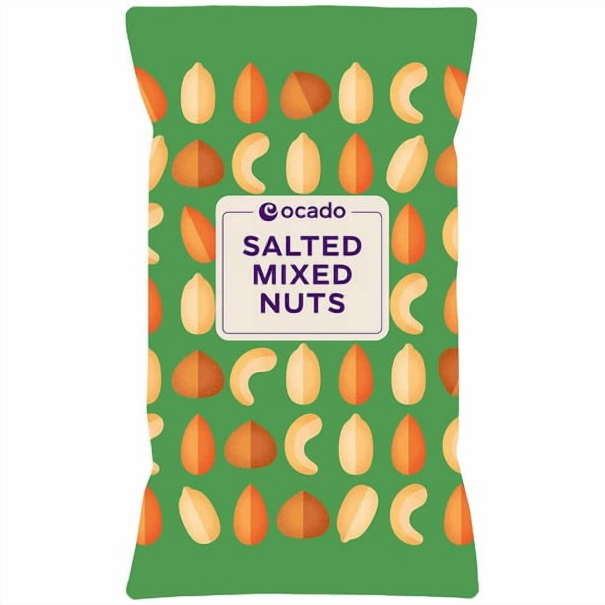 Ocado Salted Mixed Nuts 200g, British Import (Pack of 3)