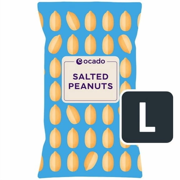 Ocado Salted Peanuts 550g, British Import (Pack of 2)