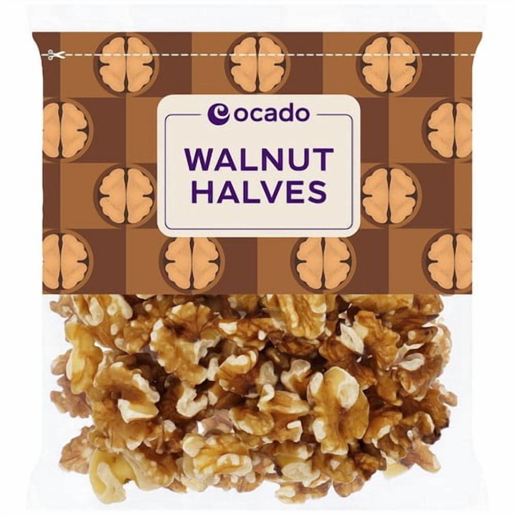 Ocado Walnut Halves 200g, British Import (Pack of 3)