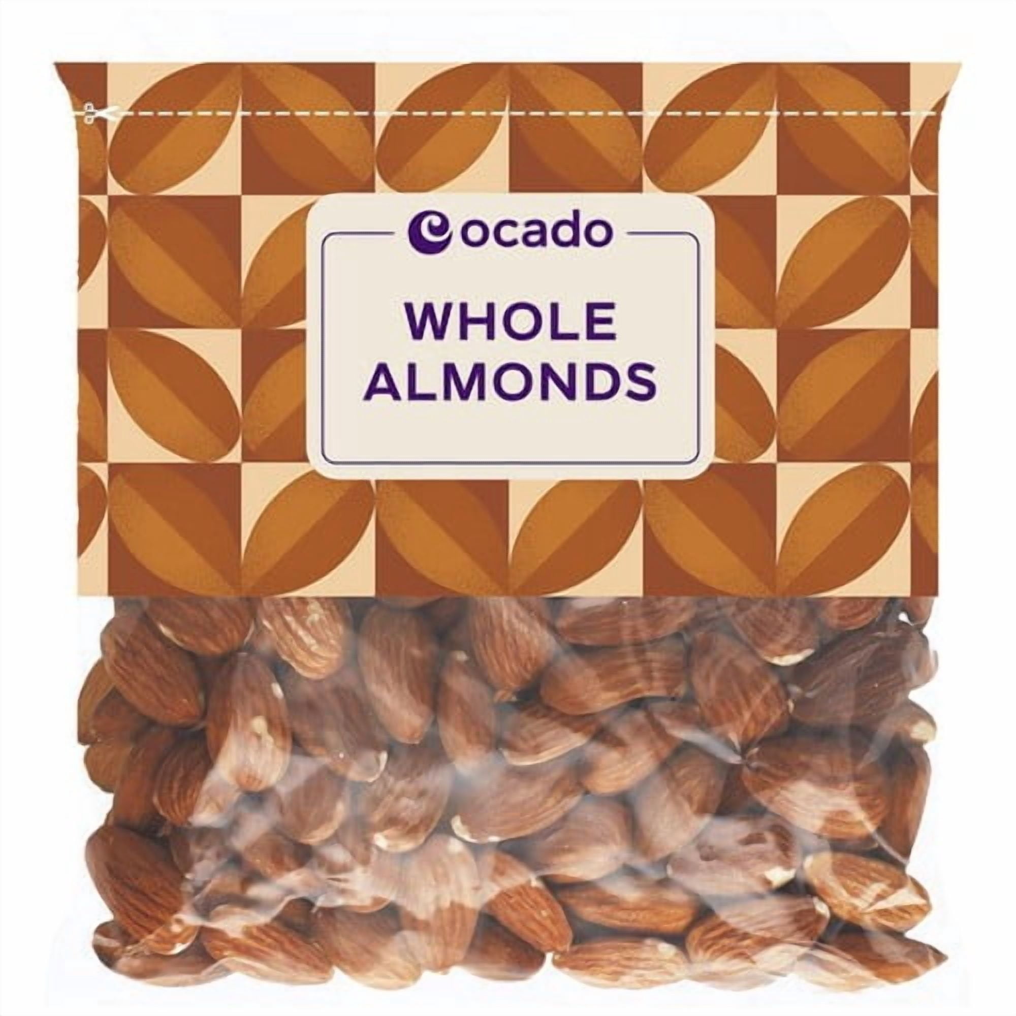 Ocado Whole Almonds 200g, British Import (Pack of 3)