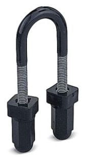 Ocal UB5-G, U-Bolt, Pvc Ctd U-Bolt, Pipe 5In White, 1 PC