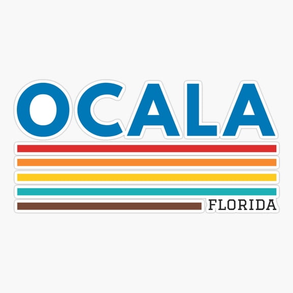 Ocala Florida Travel Destination Sticker